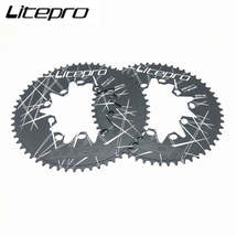 Litepro Oval Double BCD 110/130MM Chainring - £9.88 GBP+