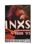 INXS German Tour Poster Get Out The House Berlin 1993 - $123.46 CAD