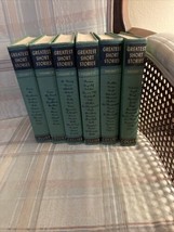 Vintage 1953 Hardcover Greatest Short Stories, P.F. Collier Complete Set Vol 1-6 - £18.68 GBP