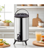 SOGA 2X 16L Portable Insulated Cold/Heat Coffee Tea Beer Barrel Brew Pot... - $150.90