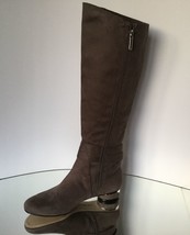 New Karl Lagerfeld Fran Block Heel Riding Boots (Size 6 M) - £47.91 GBP