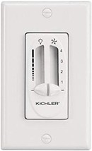 Accessory Fan 4-Speed-Light Dimmer, White, Kichler 337010Wh. - £39.15 GBP