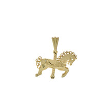 14K Yellow Gold  Michael Anthony Horse Pendant - £70.43 GBP