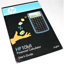 Hp 10bII Financial Calculator ~ Manual / Handbook / Users Guide~ Good / Used - £9.51 GBP
