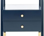 Safavieh Home Collection ACC6602 Accent Table, Navy/Gold - £208.53 GBP