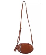 STORM London Aurora pelle Marrone Croce Corpo Pebble Borsa (FM124-11) - $40.95