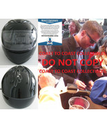 Dale Earnhardt Jr Nascar Driver autographed full size helmet proof Becke... - £389.51 GBP