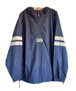 Vintage Disney Store Tiggerific Men’s Size XXL Navy Hooded 1/4 Zip Windb... - $27.74