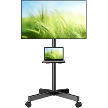 Mobile Tv Stand For 23-60 Inch Lcd Led Flat/Curved Panel Screen Tvs, Til... - $129.99