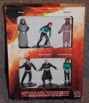 Vintage 1994 Applause Star Trek Generations 6 Pack Figure Set New  In The Box - $21.99