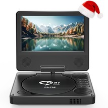 9.5&quot; Portable Dvd Player With 7.5&quot; Swivel Display Screen, 5-Hour Built-I... - £69.85 GBP