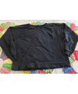Allsaints cropped oversized style kangaroo pocket distressed crewneck Small - $40.83 CAD