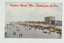 Postcard FL Florida Daytona Beach South From Pier 1970s Chrome Used - $3.96