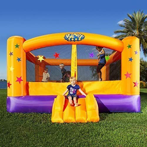 Primary image for Inflatable Bounce House Bouncer Blower Kids Backyard  Party Play Time Large New