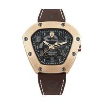 Tonino Lamborghini Men&#39;s &#39;SPYDERLEGGERO&#39; Skeleton Dial Brown Leather Str... - $2,664.00