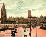 Vtg Postcard 1905 Liverpool England UK Pier Head &amp; Overhead Rwy Lang&#39;s S... - £11.63 GBP