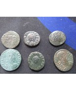 Roman Coins, 7 Pieces in Super Thick Condition (minus One)-
show origina... - £117.53 GBP