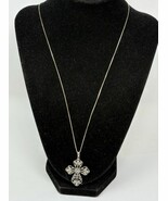 QVC Filigree Cross Pendant on Sterling Silver Chain - $37.99