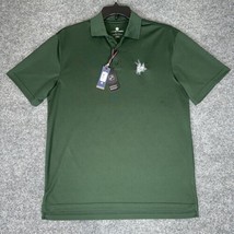 Arizona Coyotes Levelwear Polo Shirt Mens Medium Green Short Sleeve NHL Hockey - £14.18 GBP