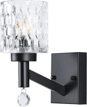 Bathroom Light Fixture Modern 1 Light Matte Black Vanity Light Industrial Wall  - £47.47 GBP