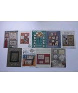 Vintage Cross Stitch Pattern Leaflets Lot of 9 Country Fair Cross &#39;n Patch - $9.49