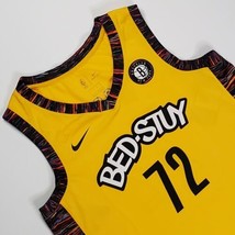 Nike Brooklyn Nets Biggie City Size S 40 Swingman Stitched Jersey CU0193... - £94.34 GBP