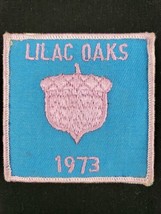 Vintage 3&quot; Girl Scouts Lilac Oaks 1973 Patch Badge - £7.85 GBP