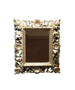 Antique Florentine Mirror In Gilt Wood Frame - $5,915.41 MXN
