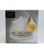 DEAD SEA COLLAGEN Anti Wrinkle NIGHT CREAM with DEAD SEA MINERALS.Made i... - $10.39