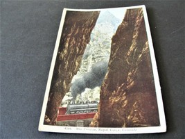 4389- The Crevice, Royal Gorge, Colorado -1900s Unposted Postcard. - £5.93 GBP