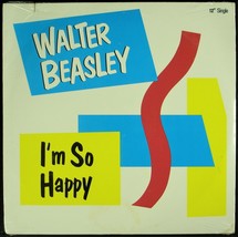 Walter Beasley &quot;I&#39;m So Happy / Jump On It&quot; 1987 12&quot; Vinyl Single 4 Trks *Sealed* - £14.21 GBP
