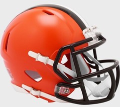 * Sale * Cleveland Browns Speed Mini Nfl Football Helmet - Ships Fast! - £24.34 GBP