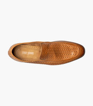 Stacy Adams Winden Moc Toe Perf Slip On Shoes oversized Natural 25645-280 image 5