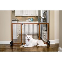 Carlson Extra Tall 70-Inch Wide Adjustable Freestanding Pet Gate, Premiu... - £96.06 GBP