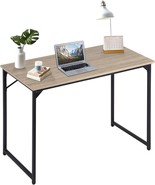 Computer Desk,39.4 Inches Home Office Desk Writing Study Table Modern Si... - $46.99