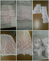 13 Piece Lace Curtains Window Treatment Polyester Valance - $1,840.15 MXN