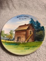 1960s Era Brown County Nashville Indiana Old Log Jail ENCO miny plate-VINTAGE! - £5.75 GBP