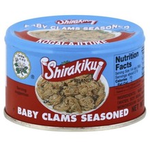 Shirakiku Baby Clams Seasoned 6 Oz. (Pack Of 6 Cans) - $89.09