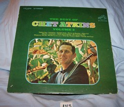Chet Atkins Record Album-Best of Chet Atkins-RCA Victor-Lot 143 - £6.14 GBP