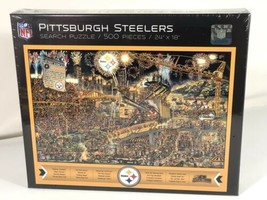 NFL Joe Journeyman 18&#39;&#39; x 24&quot; 500 Piece Pittsburgh Steelers Team Puzzle - $17.81