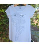 Crazy Shirts Hawaii T Shirt Womens S Hula Dance Girl White InsideOut Coc... - $458.86 MXN