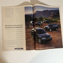 Subaru Outback Forester vintage 2 Page Print Ad Advertisement pa9 - $6.92