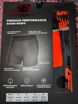 New Balance 3-Pair Mens Boxer Briefs Underwear Polyester Blend Athletic (E) ~ 4X - £17.25 GBP