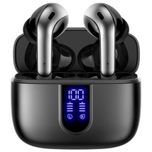 Bluetooth Headphones True Wireless Earbuds 60H Playback Led Power Display Earpho - £44.33 GBP