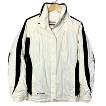 Columbia Ski Jacket Color Block Winter Coat Zip White Water Resistant Warm Small - £39.34 GBP