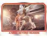 1980 Topps Star Wars ESB #72 A Need Beyond Reason Yoda Dagobah X-Wing - £0.69 GBP