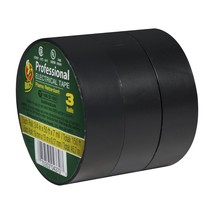 Duck Brand 299004 Professional Electrical Tape, 0.75-Inch by 50-Feet, 3-Pack of  - £10.21 GBP