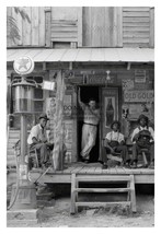 Old Texaco Gas Station African American Men Old Gold Gordontown Nc 4X6 Photo - £6.29 GBP