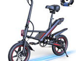 14&quot; Ebike 450W Electric Bike for Adults, 18.6MPH 3 Riding Modes Mini Ele... - £500.70 GBP