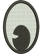 oval eye Machine Embroidery Design, instantly download instantly download - €2,55 EUR